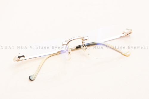 Gọng kính vàng Alfred Dunhill - 045